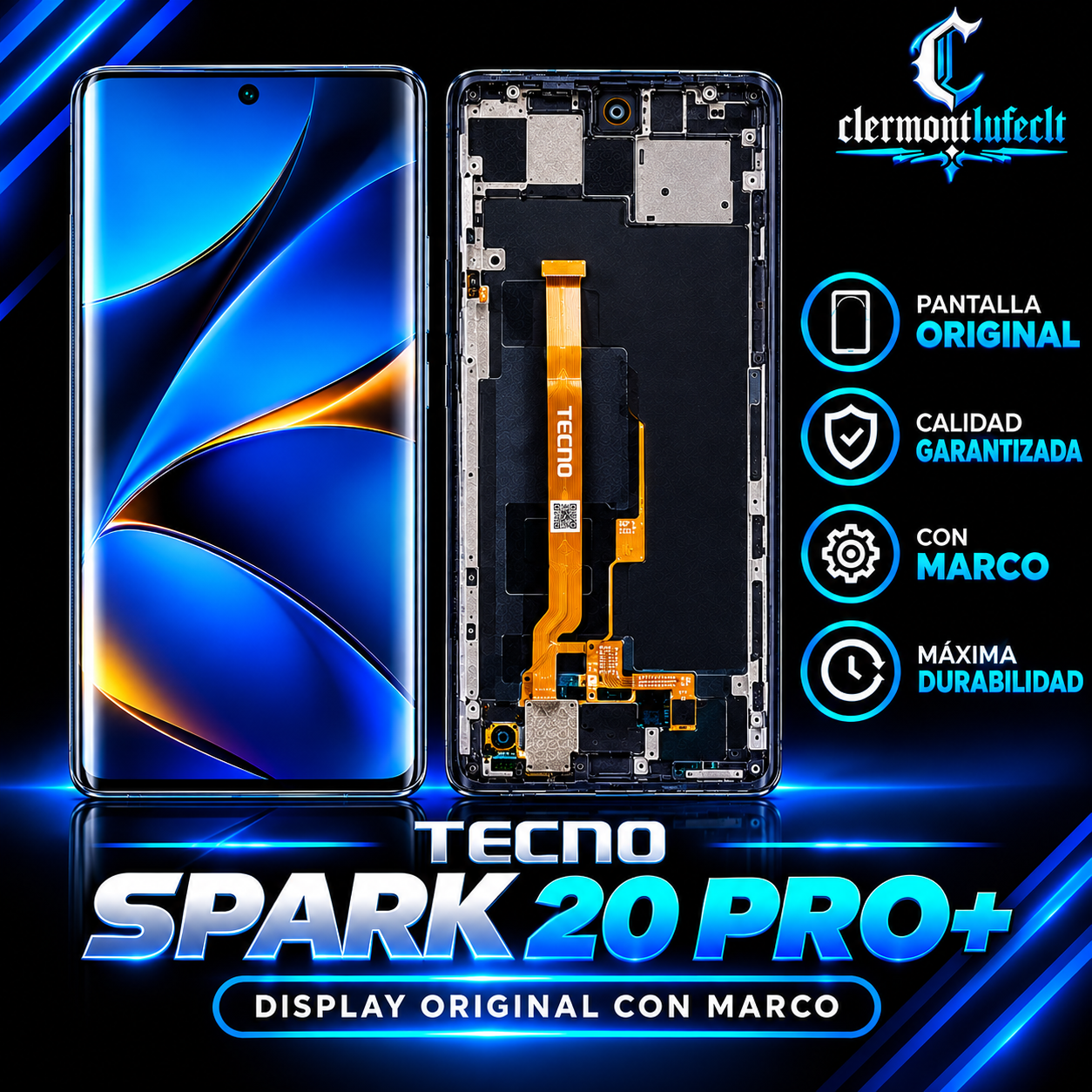 Display Spark 20 pro plus