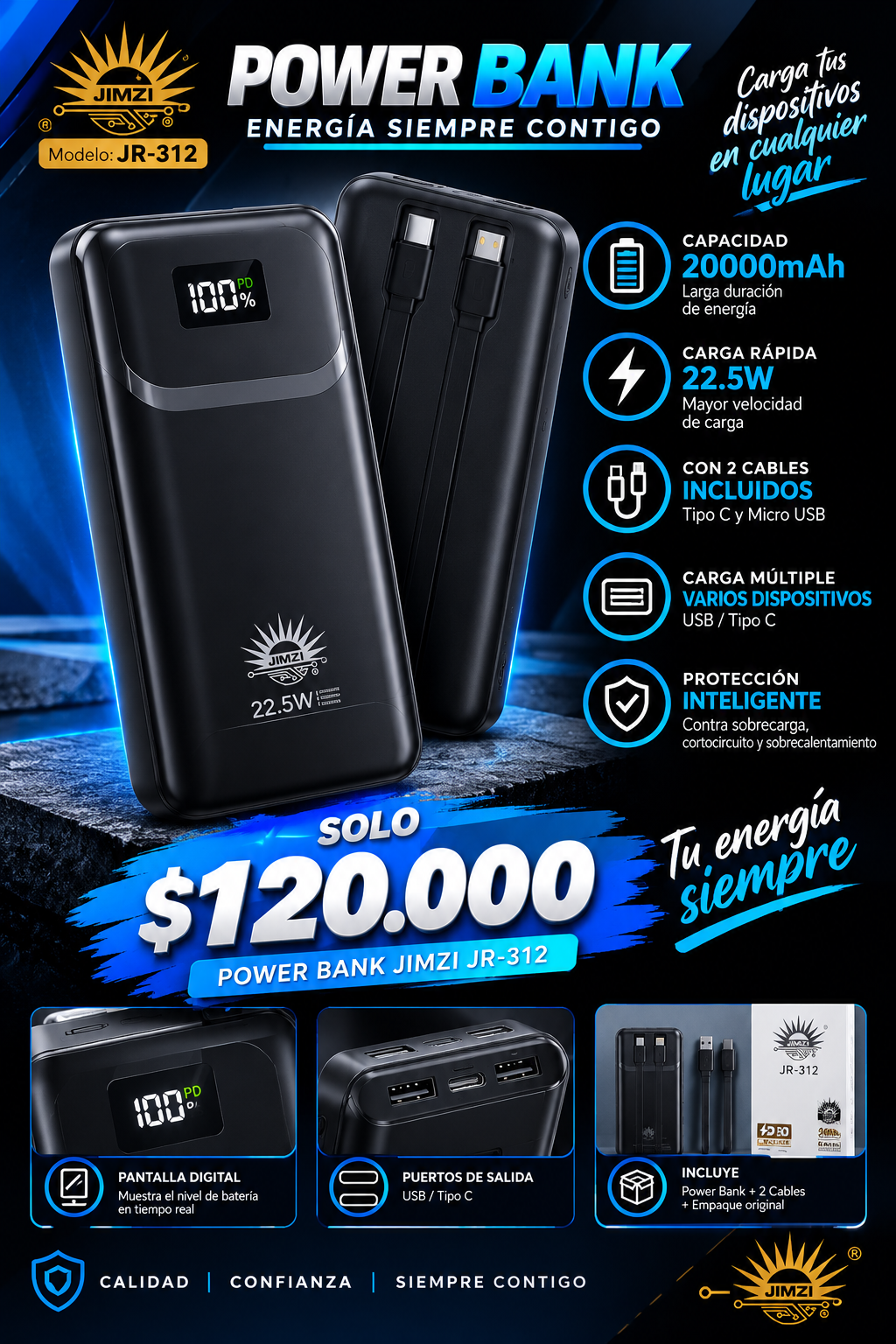 Power Bank de 20 ma